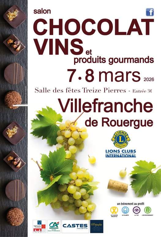 Salon Vins & Produits Gourmands Villefranche Rouergue Aveyron